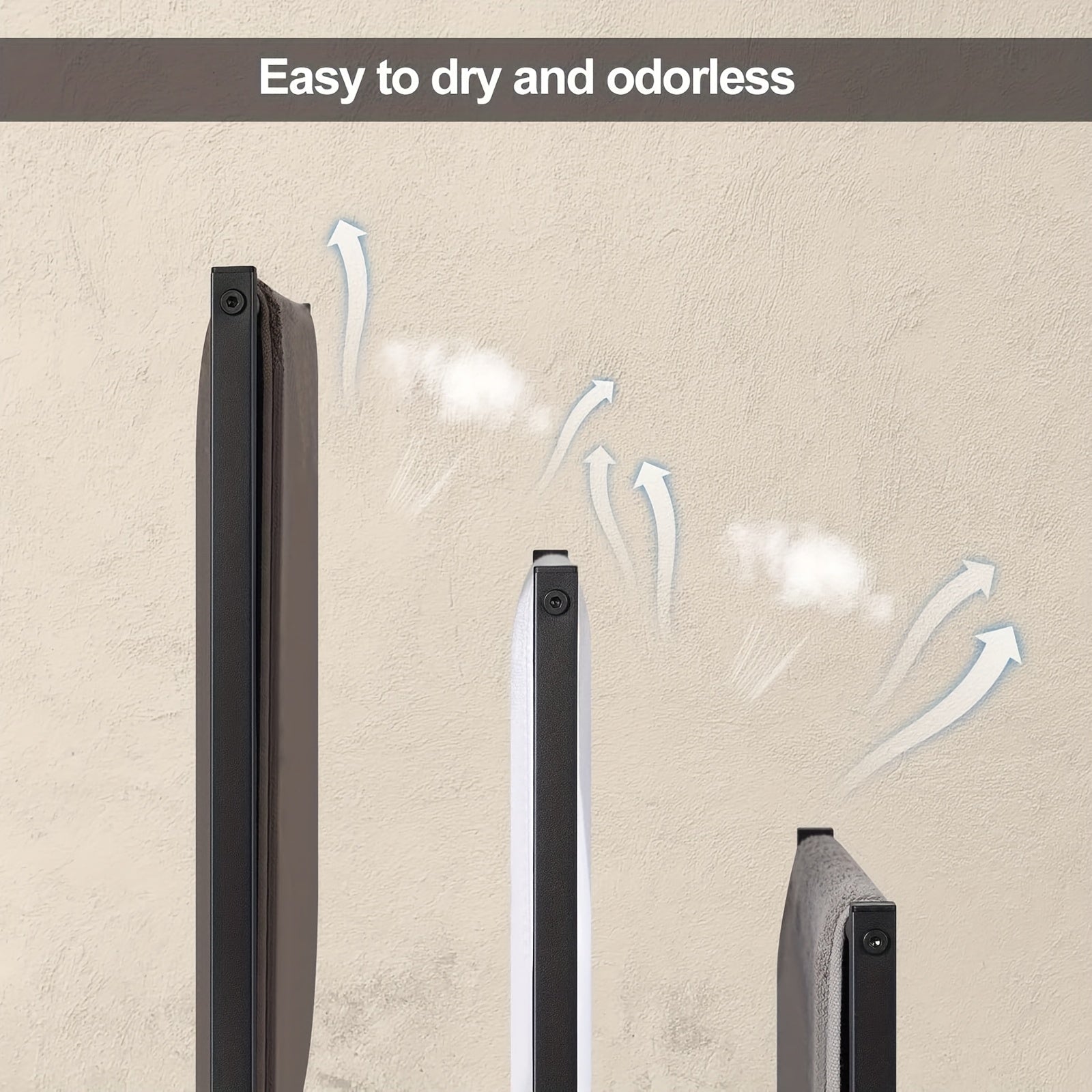 Free Standing Towel Rack, 3 Tier Towel Rack Stand, Metal Towel Racks Stand With Modern Wooden Storage Shelf, Freestanding Towel Holder Floor, Multipurpose Hand Towel Drying Holder Stand For Bathroom