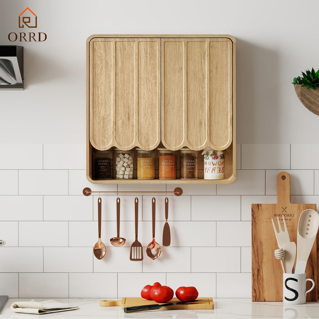 Wall-Mounted Storage Cabinet for The Bathroom, Featuring an Adjustable Shelf, Suitable for Use Over The Toilet in Bathrooms, Laundry Rooms, Kitchens, And Living Rooms