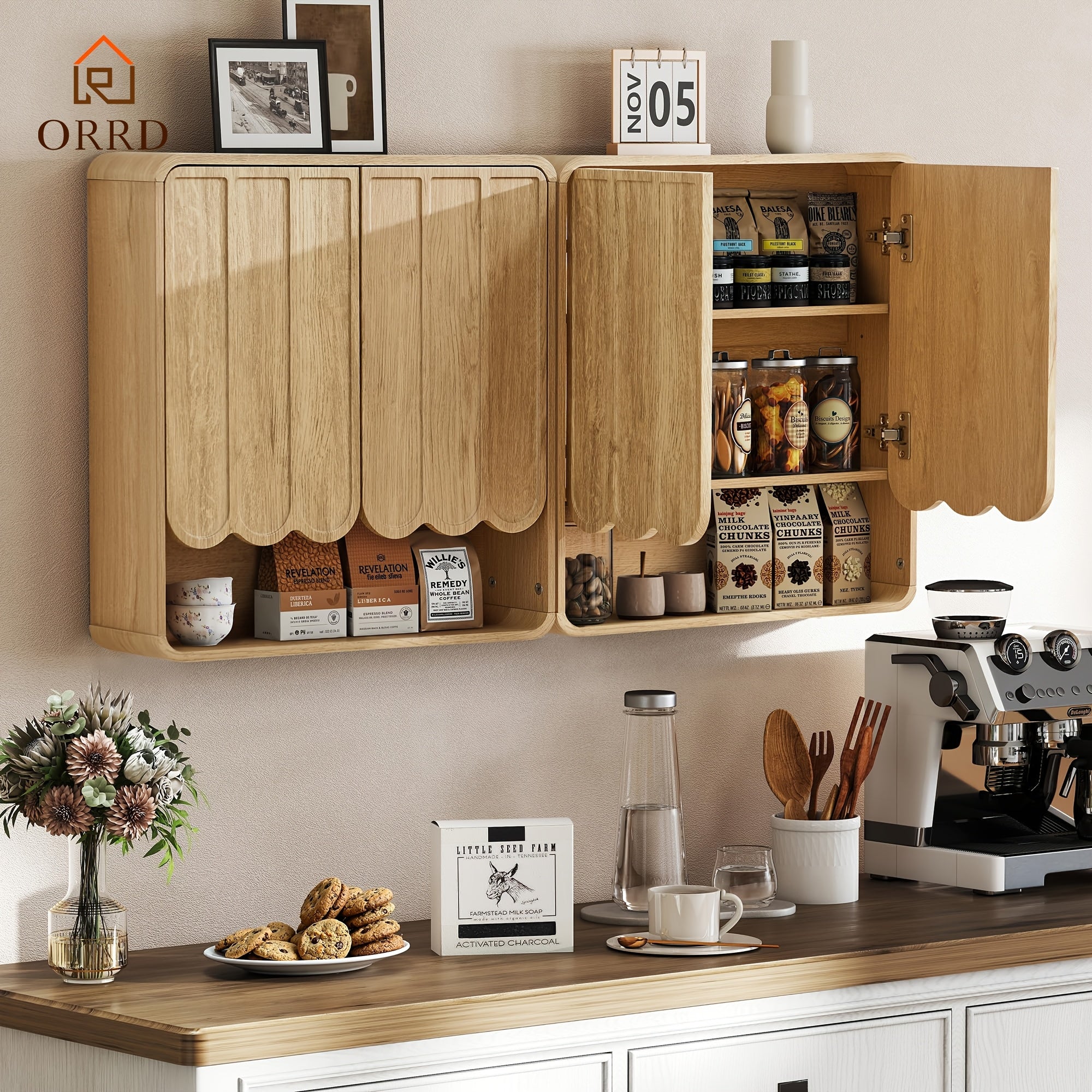 Wall-Mounted Storage Cabinet for The Bathroom, Featuring an Adjustable Shelf, Suitable for Use Over The Toilet in Bathrooms, Laundry Rooms, Kitchens, And Living Rooms