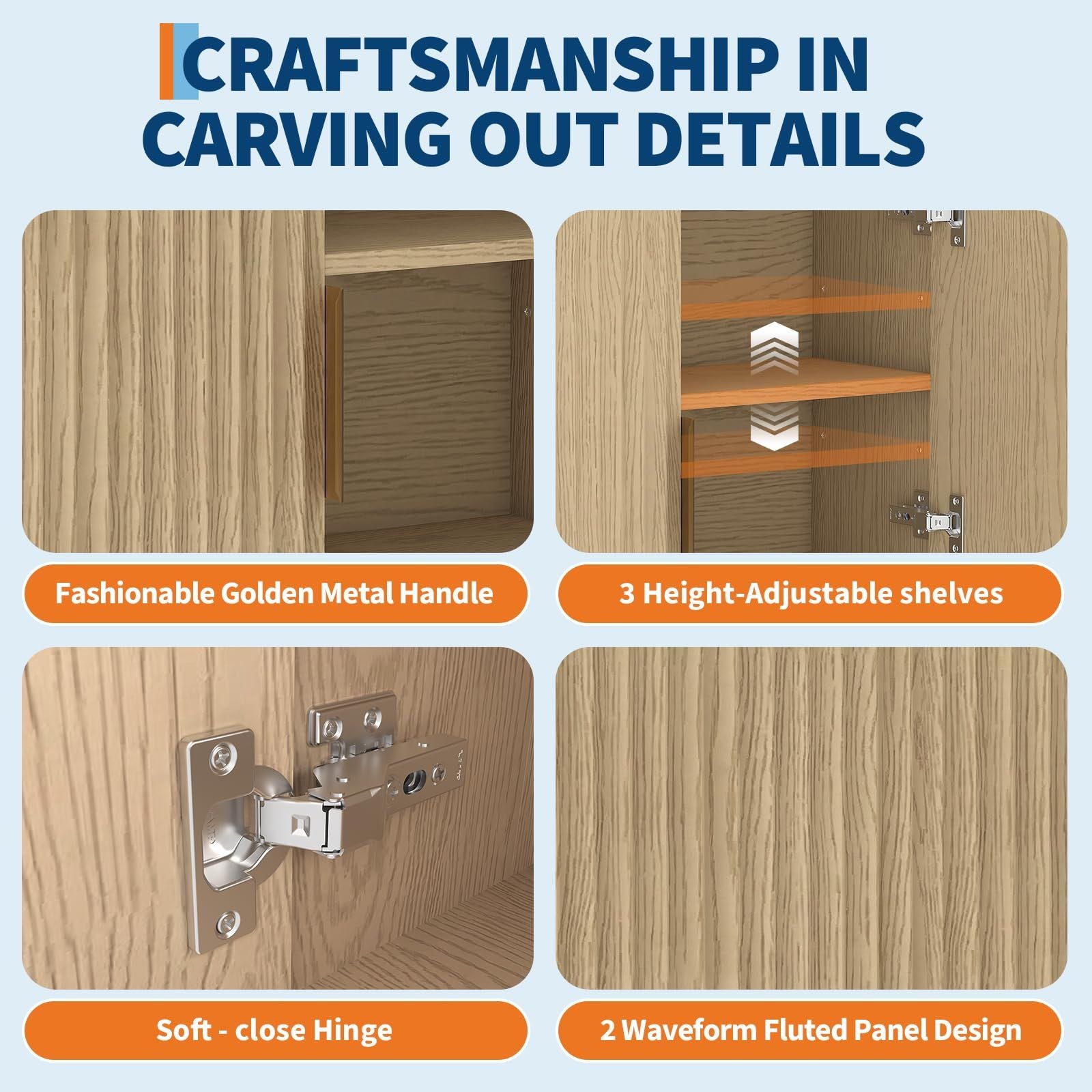 Wall Mounted Bathroom Storage Cabinet - 25x23x8 Inch Wooden Medicine Cabinet with Adjustable Shelf | Ideal for Bathroom, Kitchen, Laundry Room, and Entryway Organization