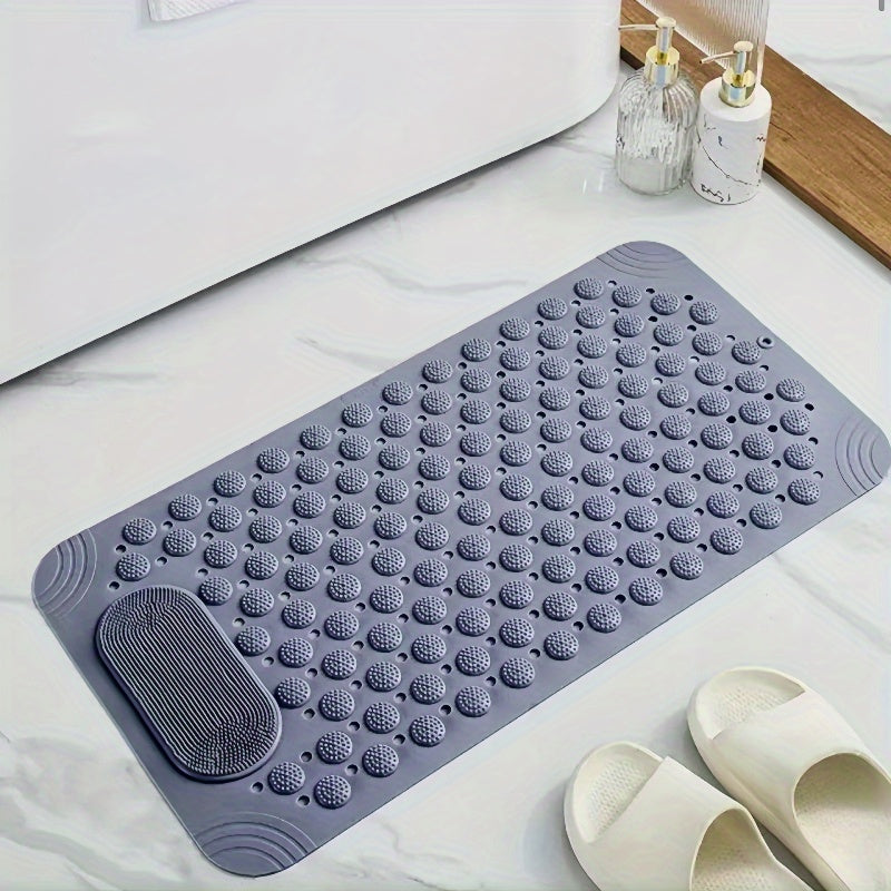 Non-Slip Bath Mat, Home Toilet Mat, Shower Suction Mat, Foot Massage Mat for The Bathroom