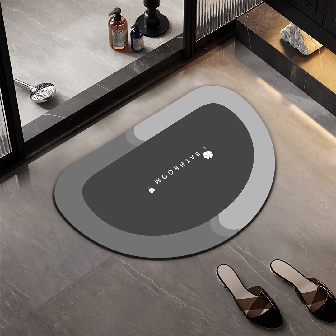 Special Extra-Thick, Super Absorbent Diatomite Bath Mat - Quick Dry, Non-slip And Water-absorbing Floor Mat, Soft And Comfortable Bathroom Mat, Suitable for Bathroom, Shower, Laundry Room, Bedroom, Living Room, Doorstep Mat, Kitchen Floor Mat